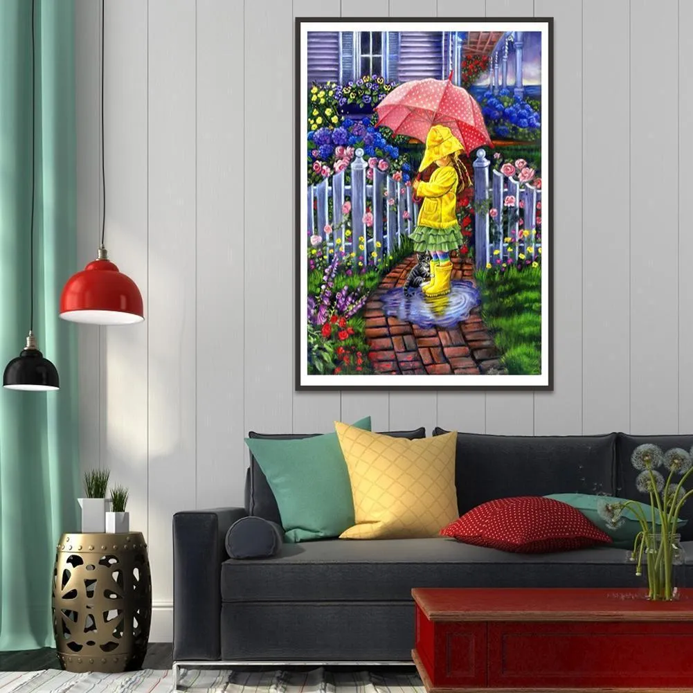 Girl 5D DIY Full Drill Diamond Painting