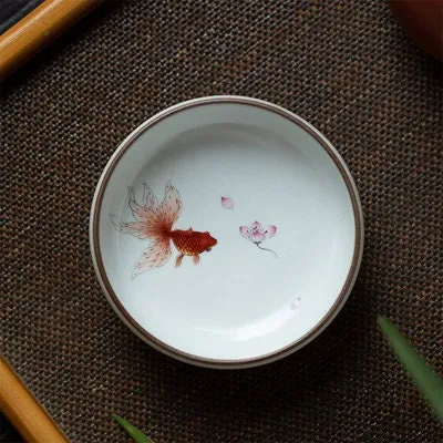 Gohobi Hand-painted Gold Fish Tea Cup