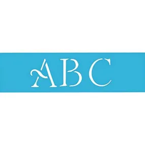 Home Decor Series 3" Simple Script Alphabet 6X18