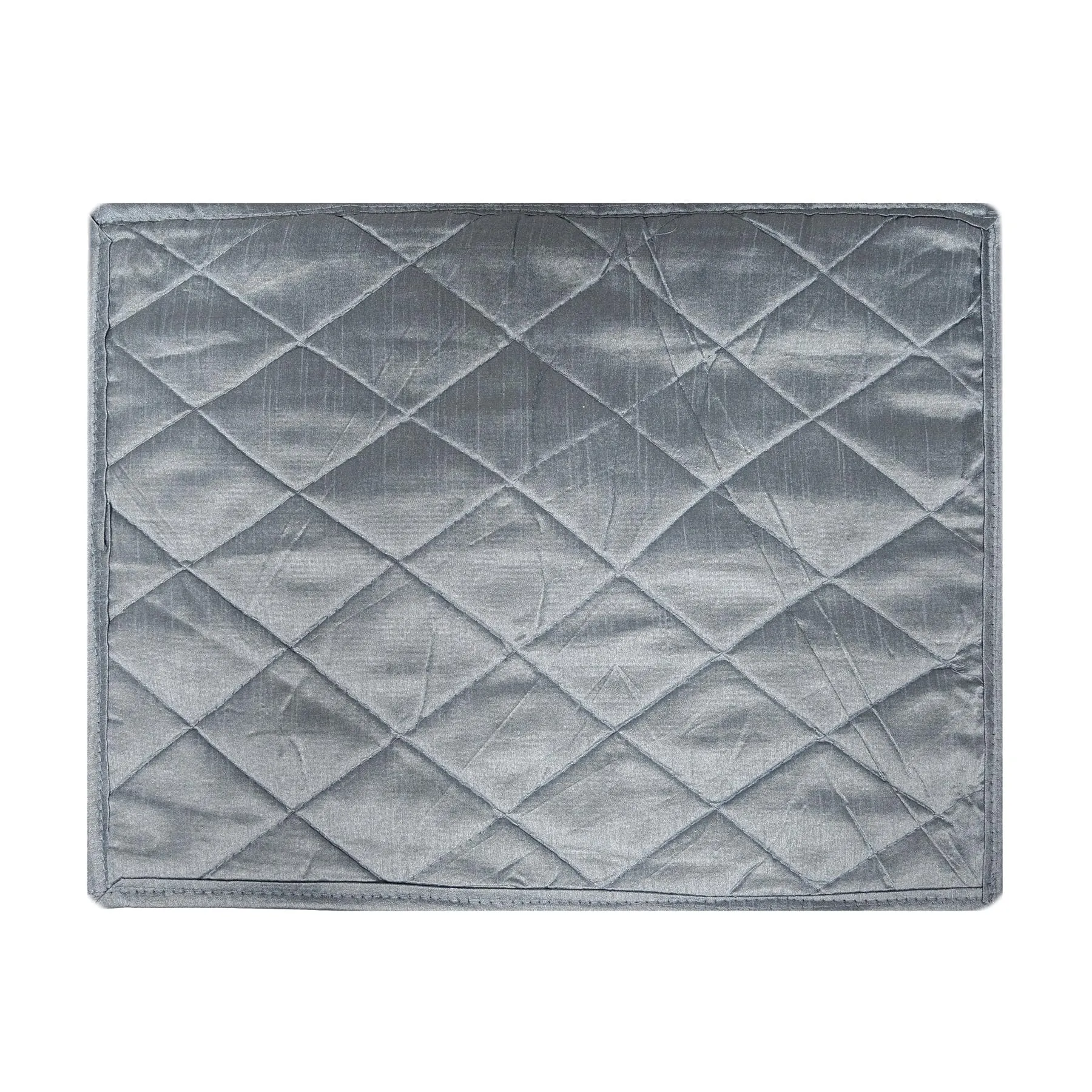 Kuber Industries Saree Cover | Clothes Storage Bag | Single Packing Saree with Zip Closure | Wardrobe Organizer | Cloth Stoarge Organizer | Frill-Design | Pack of 6 | Gray