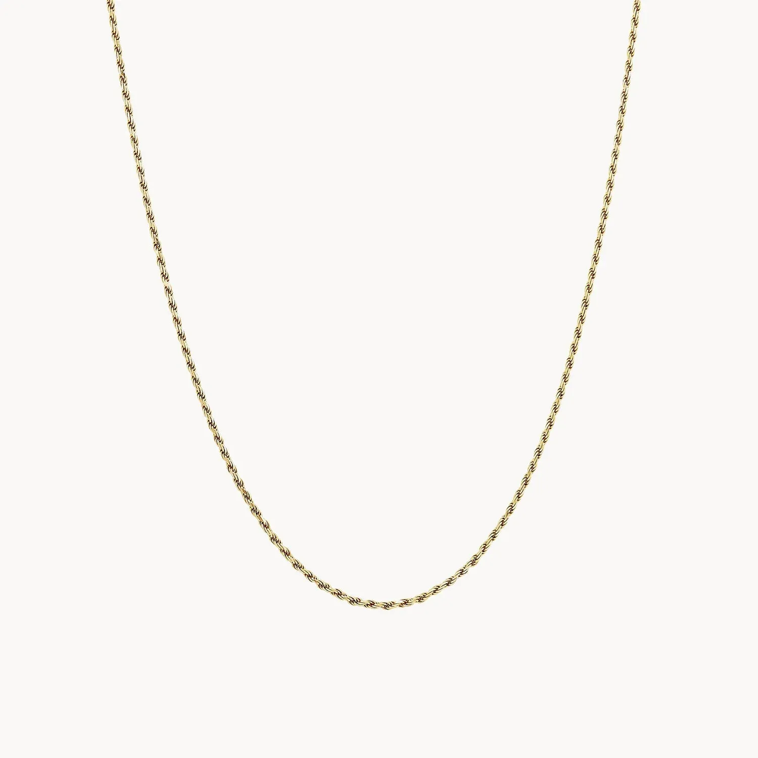 Lasso necklace - 14k yellow gold