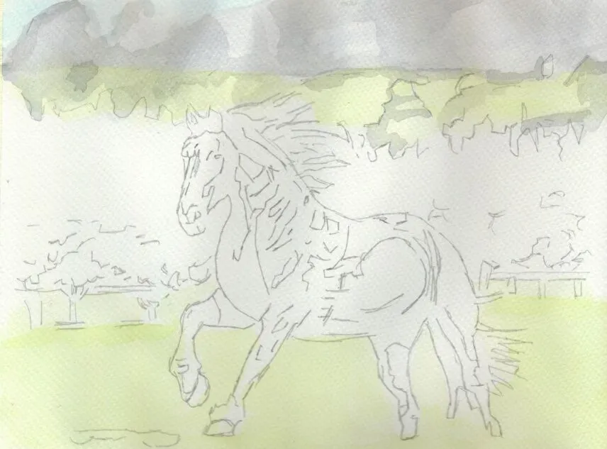 Learn to Paint Horses and Dogs In Watercolor For The Absolute Beginner
