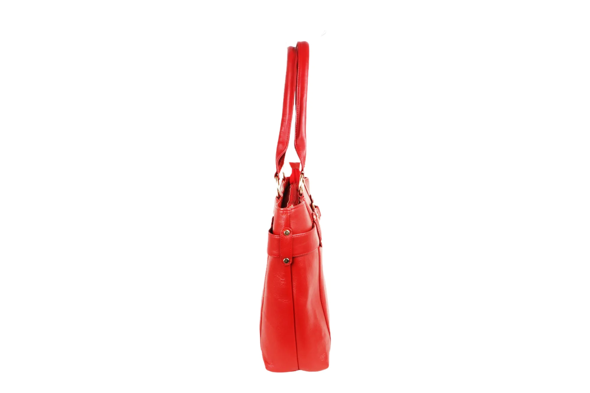 LEATHER HAND BAG 43804 (RED)