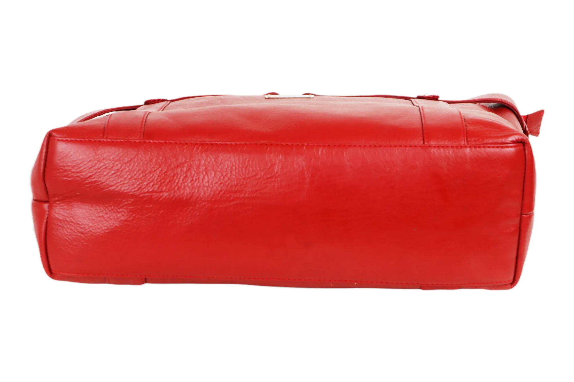 LEATHER HAND BAG 43804 (RED)