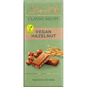 Lindt Classic Vegan Hazelnut Chocolate 100g