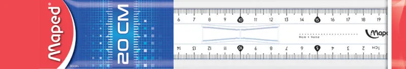 Maped Ruler 20cm Essentials Grip