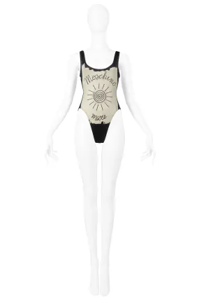 MOSCHINO SUN DRAWING SWIMSUIT