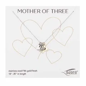 Mother of Three Necklace