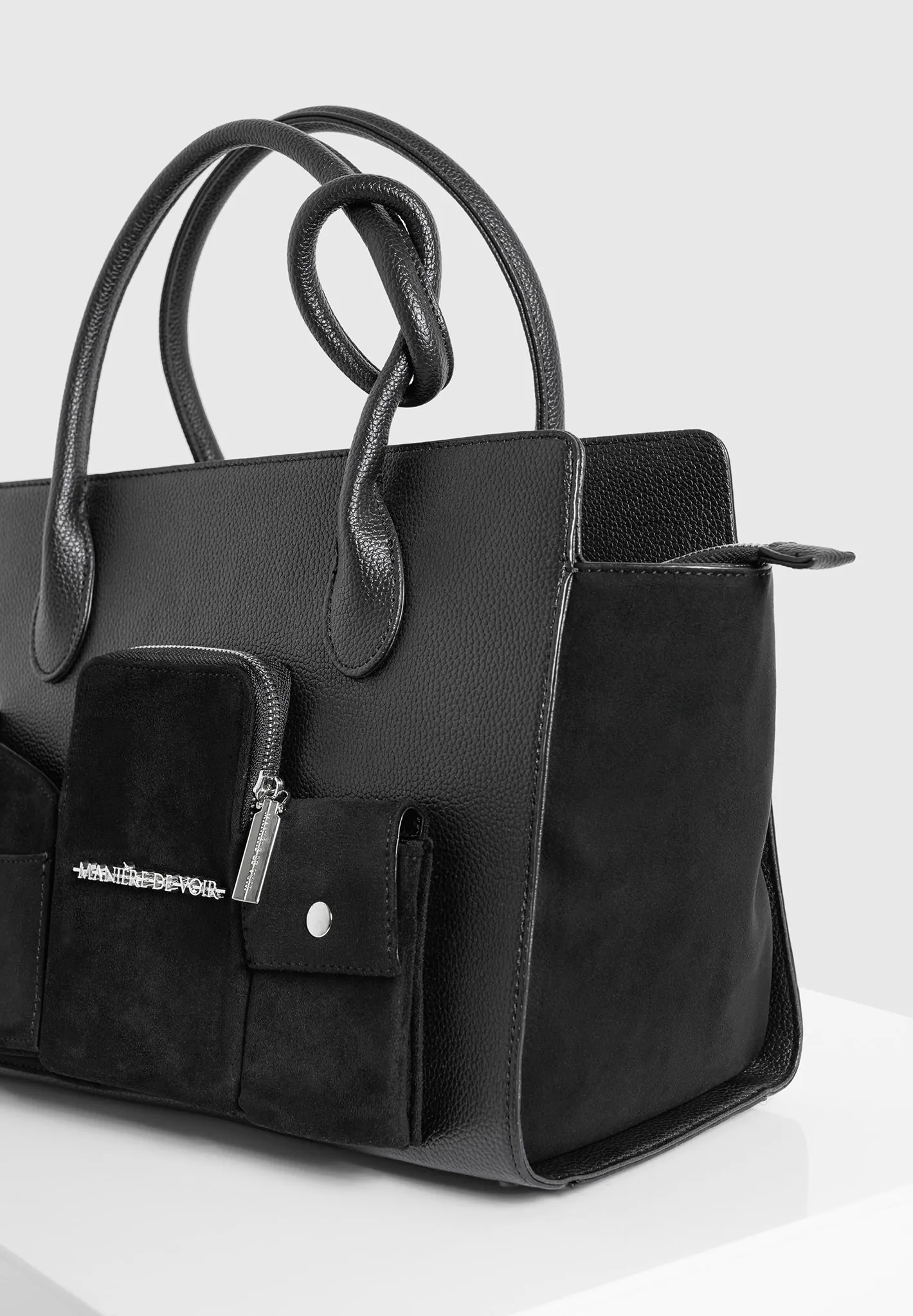 Multi Pocket City Bag - Black