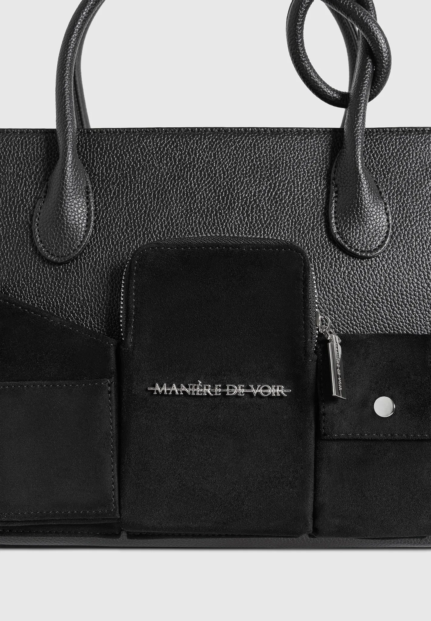Multi Pocket City Bag - Black