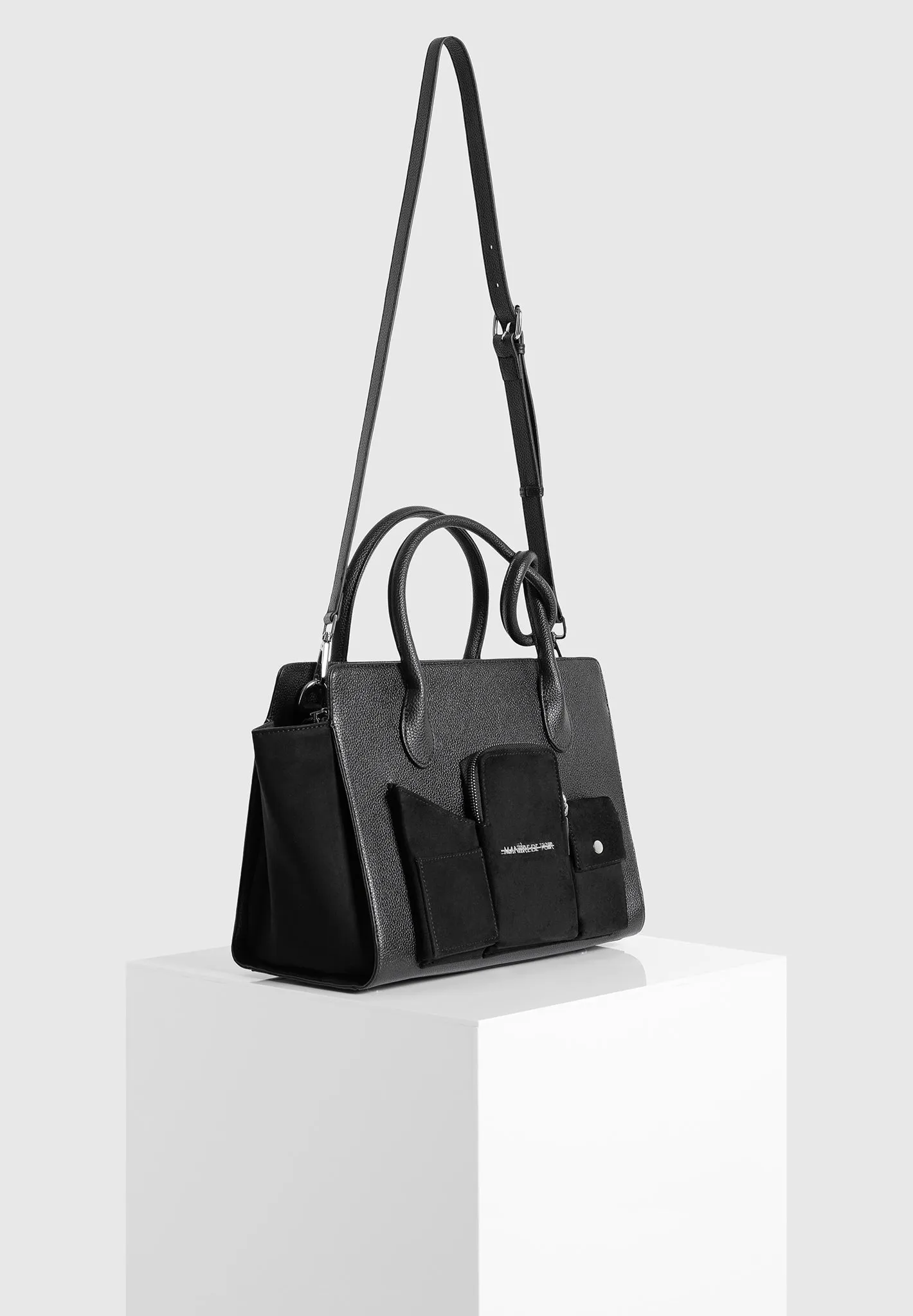 Multi Pocket City Bag - Black