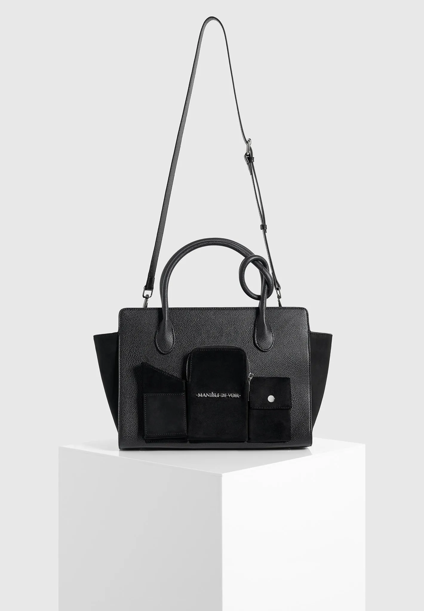 Multi Pocket City Bag - Black