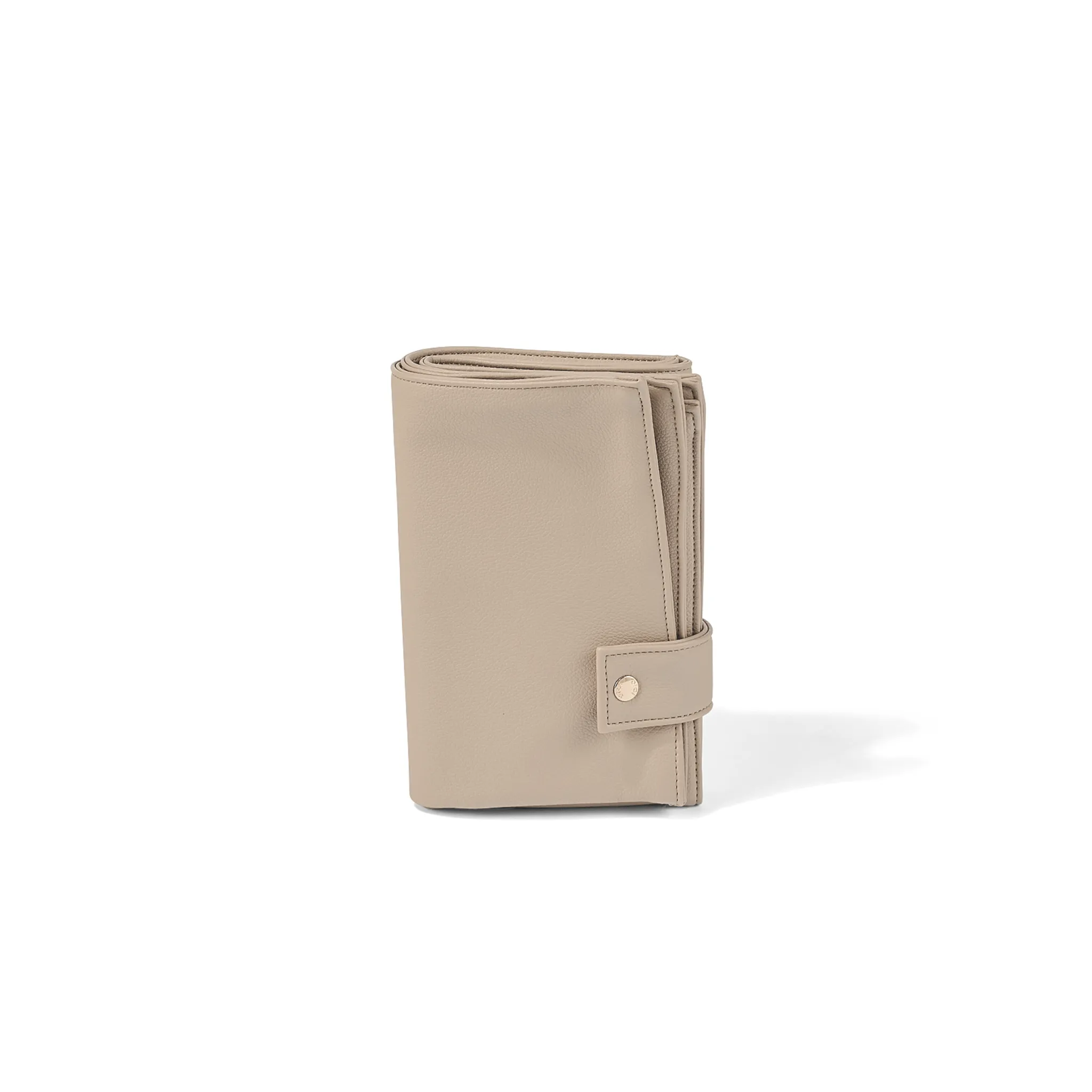 Nappy Changing Pouch - Oat Vegan Leather