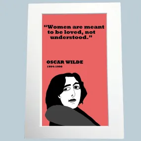 Oscar Wilde Print (on women)