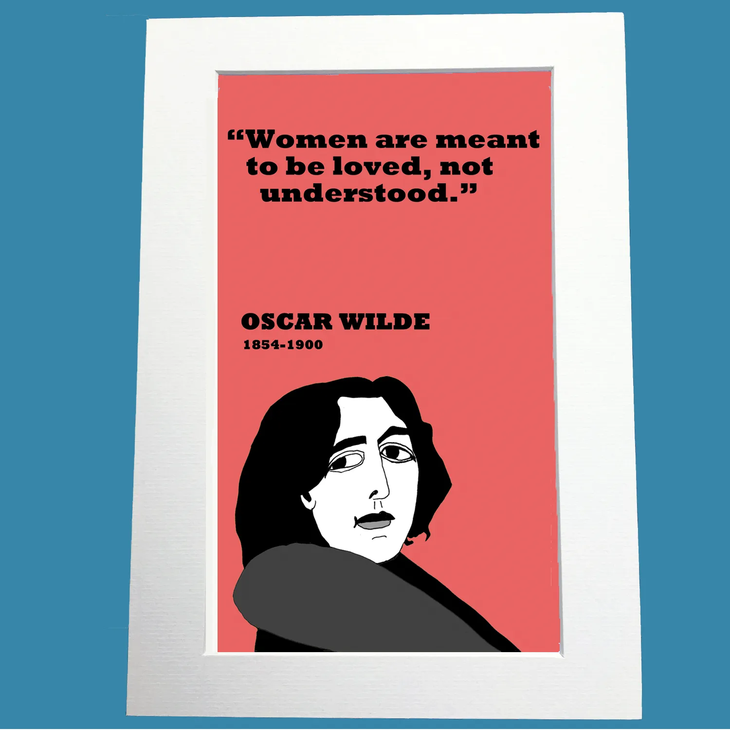 Oscar Wilde Print (on women)