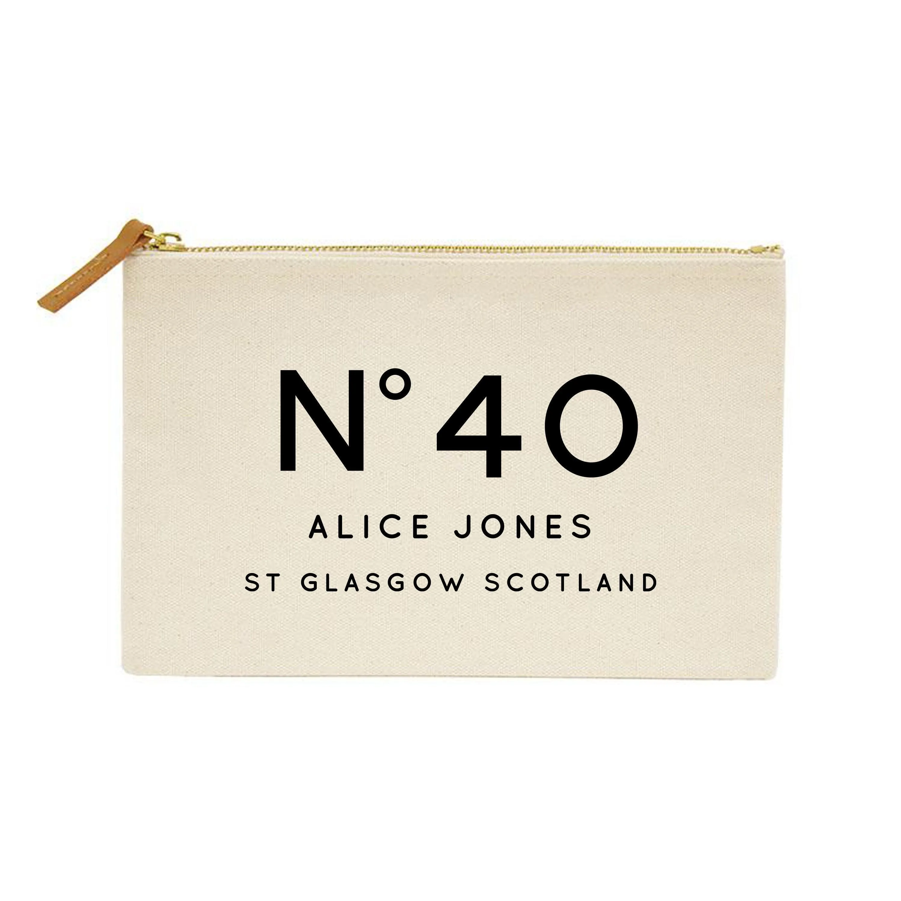 Personalised Make Up Bag | Custom Makeup Bag | Birthday gift ideas for her | Personalised Clutch Bag | Personalised Pouch | Womens Gifts