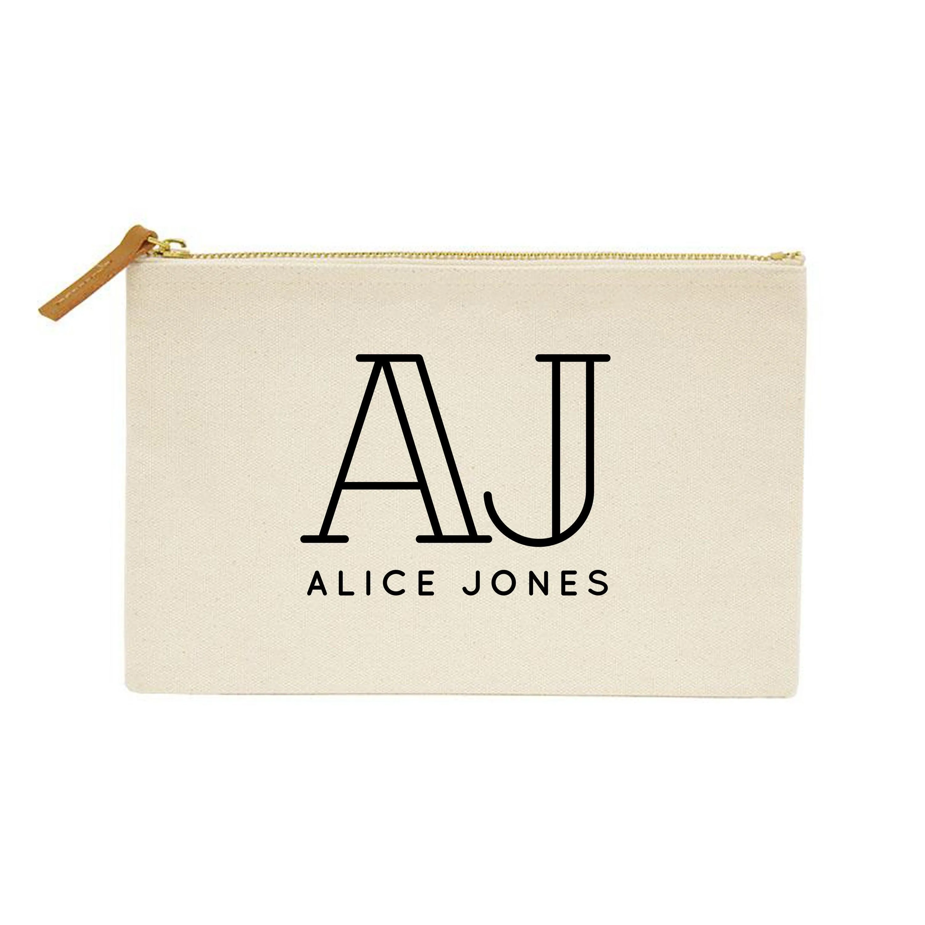 Personalised Make Up Bag | Custom Makeup Bag | Birthday gift ideas for her | Personalised Clutch Bag | Personalised Pouch | Womens Gifts