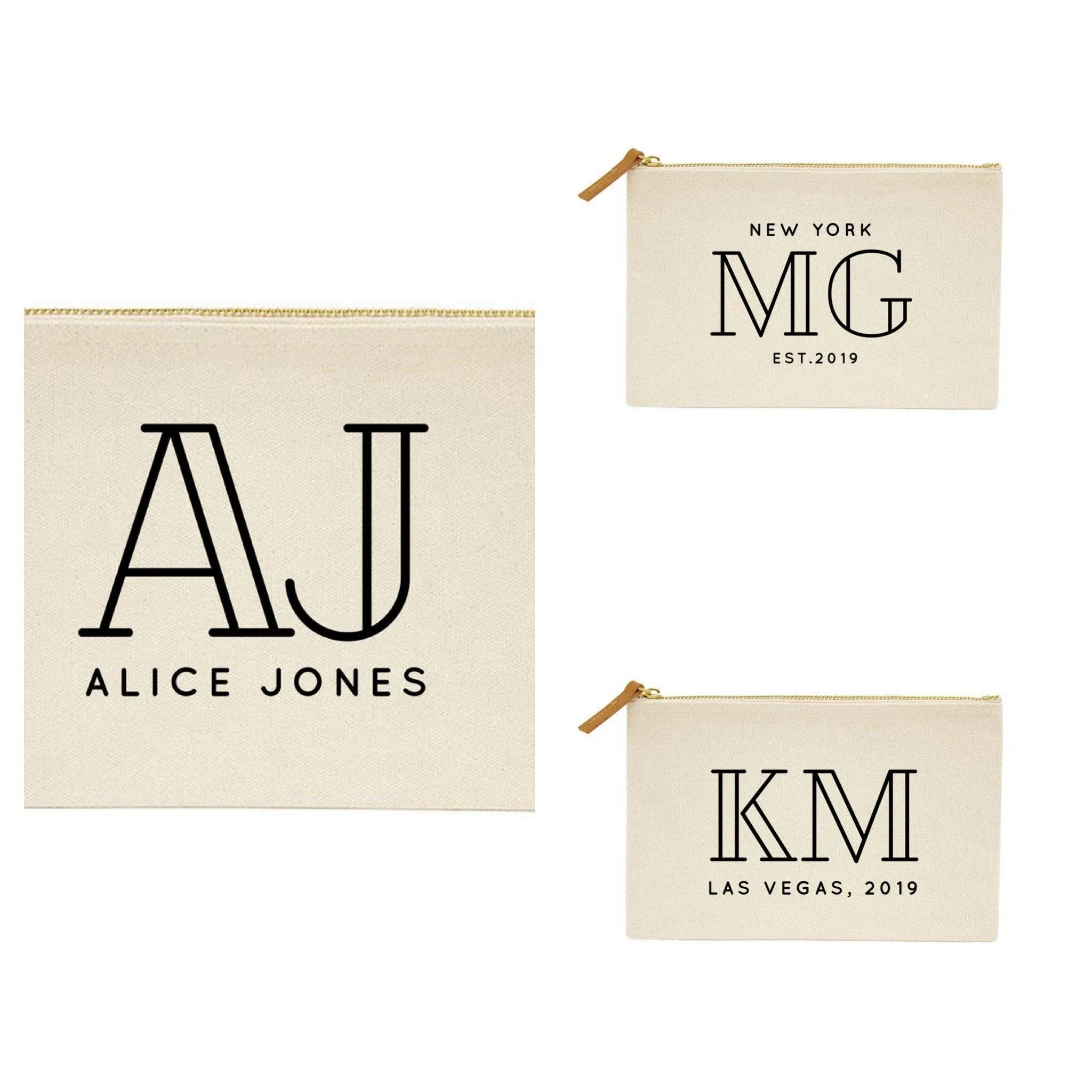 Personalised Make Up Bag | Custom Makeup Bag | Birthday gift ideas for her | Personalised Clutch Bag | Personalised Pouch | Womens Gifts