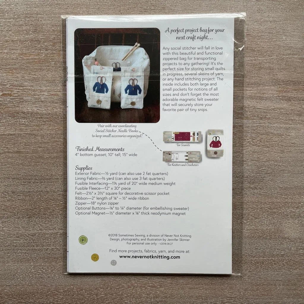Project Bag Sewing Pattern