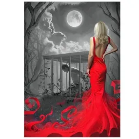 Red Dress DIY 5D Diamond Painting