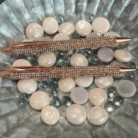 Rose Gold Bling Pen
