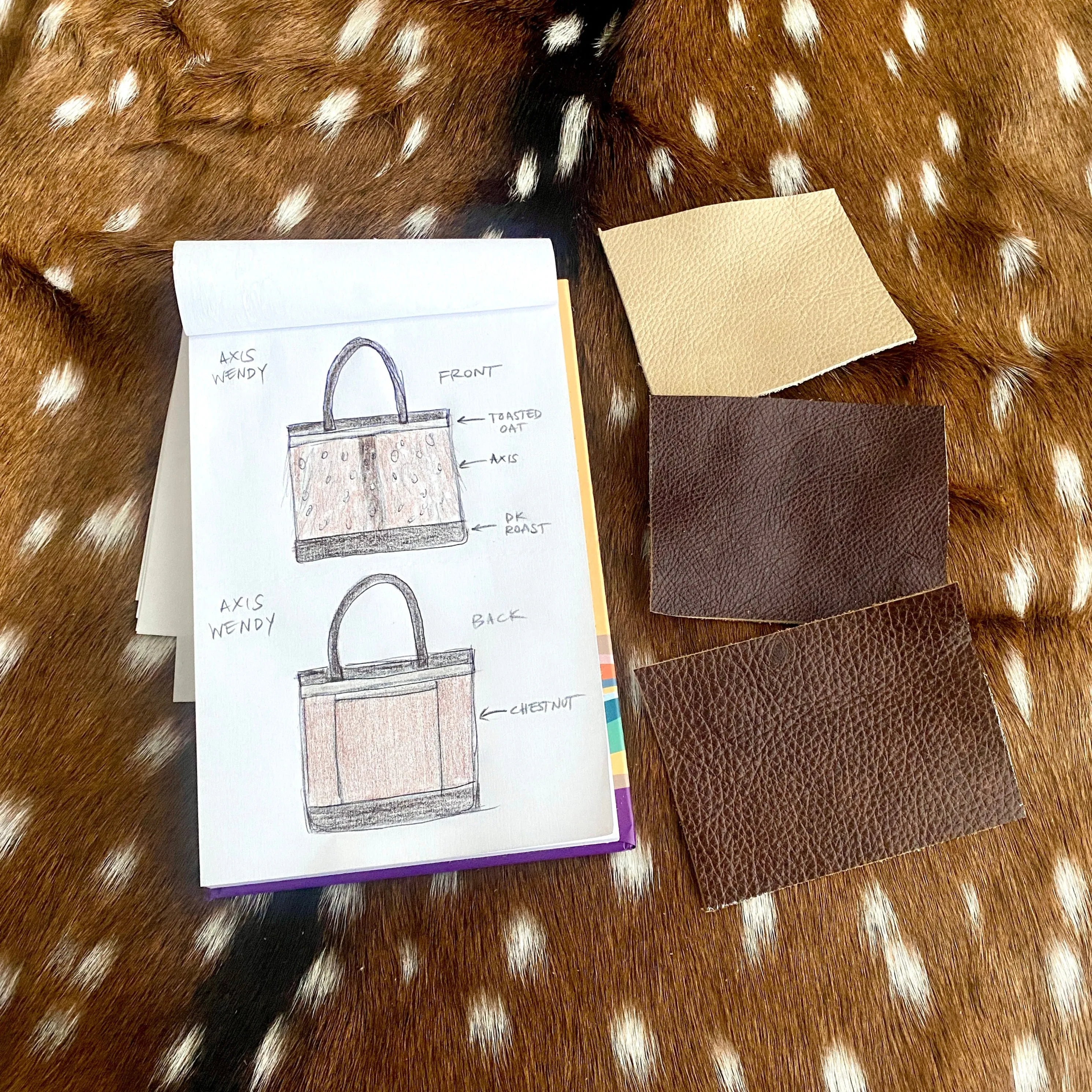 Shopper in Axis, Chestnut, Dark Roast, Toasted Oat