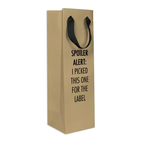 Spoiler Alert Wine Bag