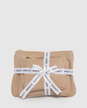 Taupe Purse Gift Set