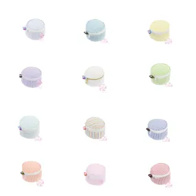 Three Inch Seersucker Mini Organizer Button Bag Choose Color
