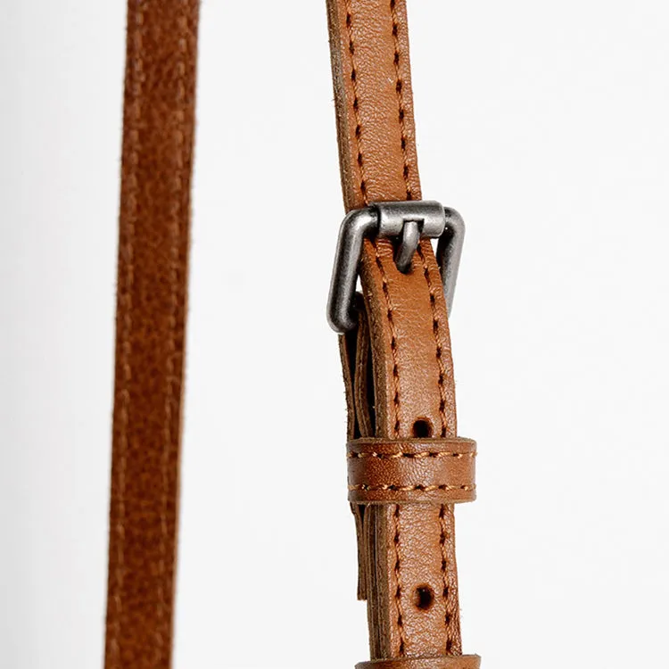 Vintage Women's Genuine Leather Handbags Small Crossbody Tote Purse For Women