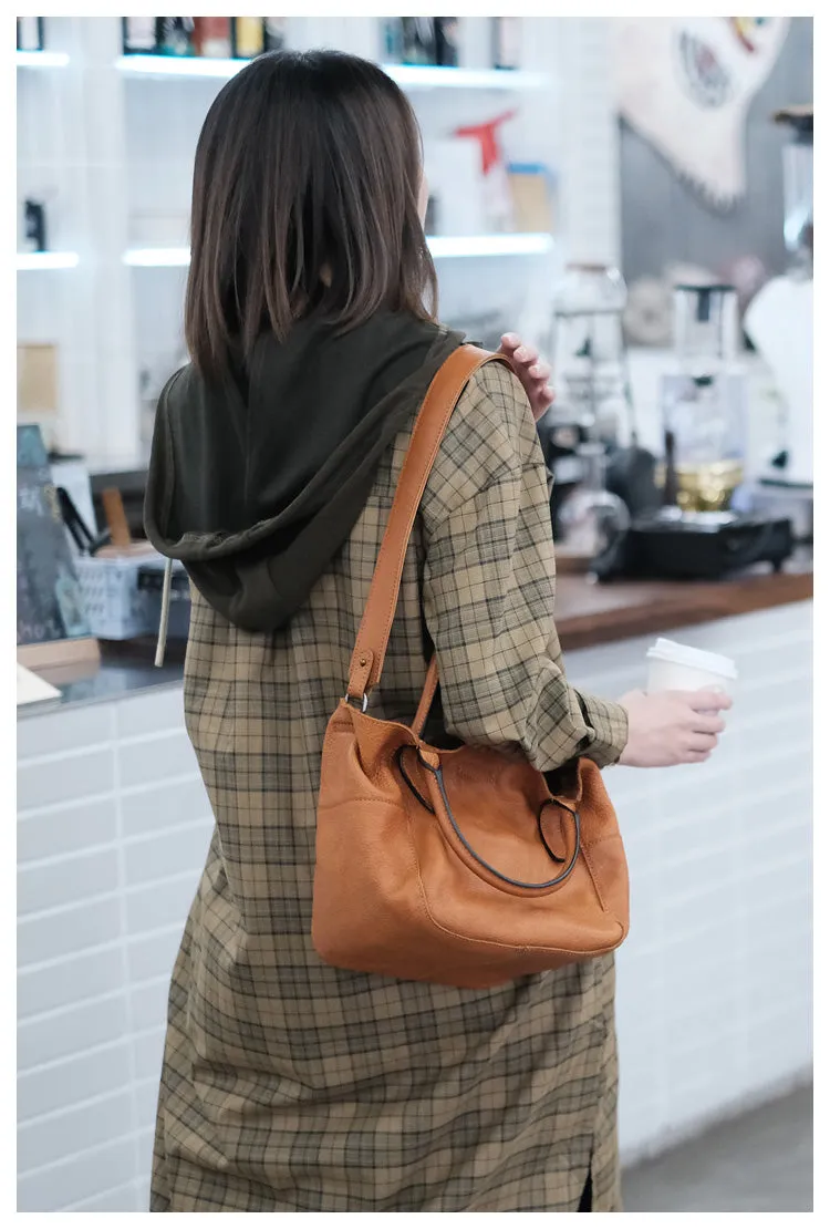 Vintage Womens Leather Tote Handbags Cross Shoulder Bag