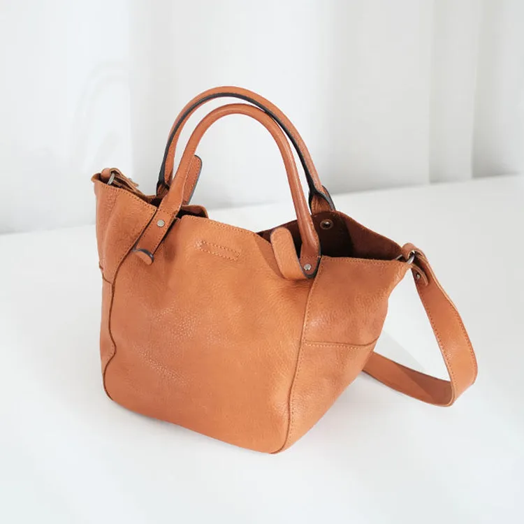 Vintage Womens Leather Tote Handbags Cross Shoulder Bag