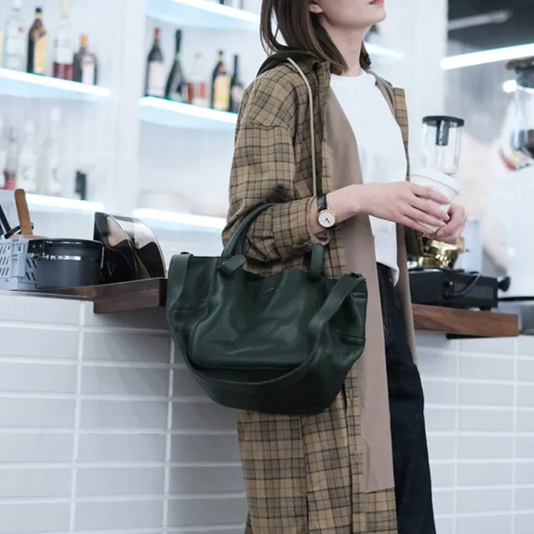 Vintage Womens Leather Tote Handbags Cross Shoulder Bag