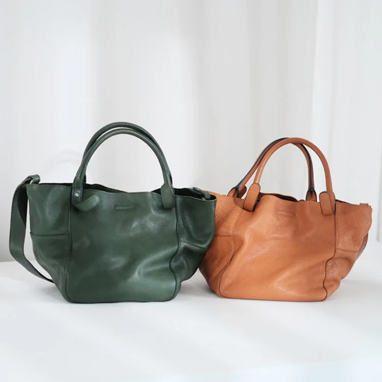 Vintage Womens Leather Tote Handbags Cross Shoulder Bag