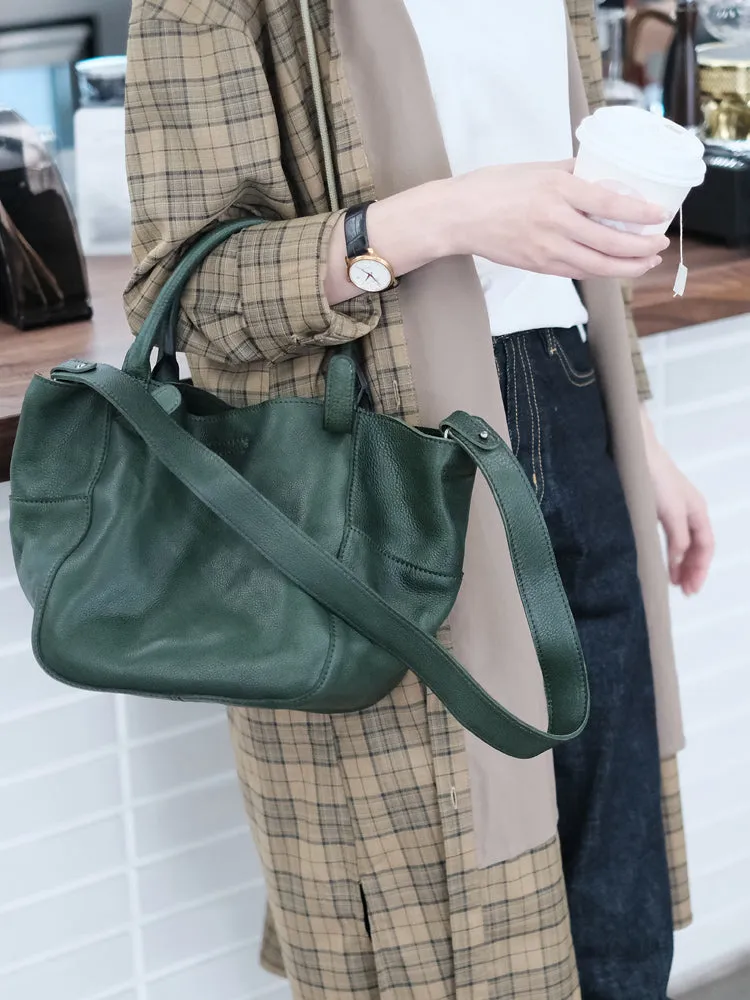 Vintage Womens Leather Tote Handbags Cross Shoulder Bag