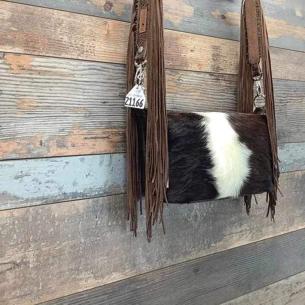 Western Mini Leather Fringe Strap 36" #21166