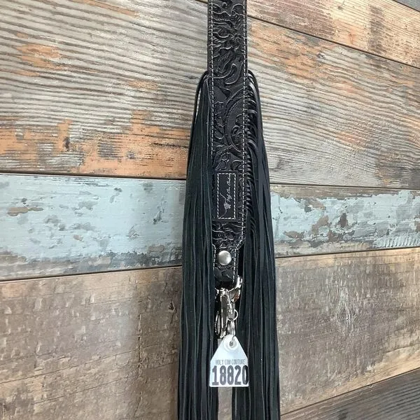 Western Mini Leather Fringe Strap 48" #18820