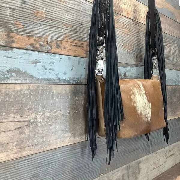 Western Mini Leather Fringe Strap 48" #18820
