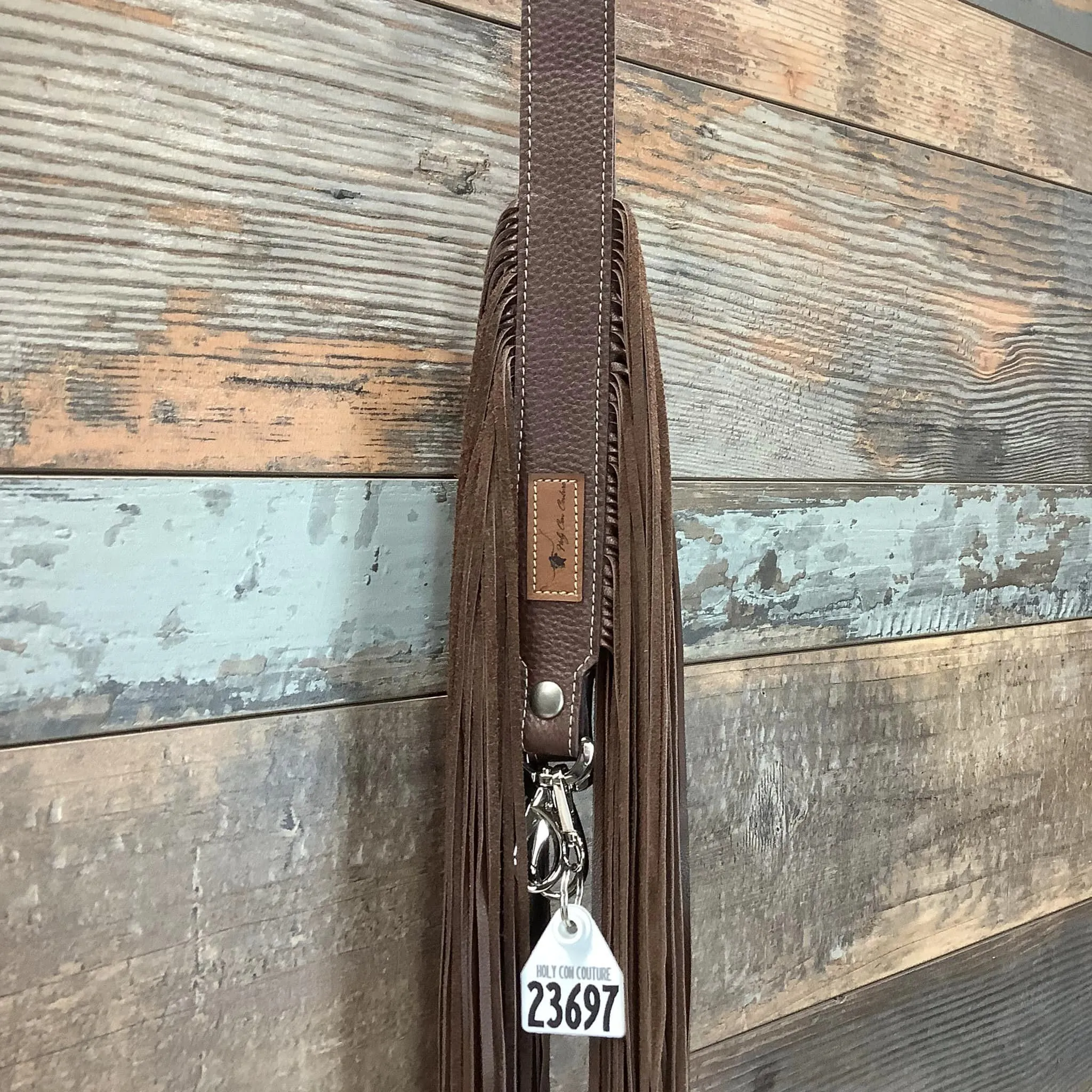 Western Mini Leather Fringe Strap 48" #23697
