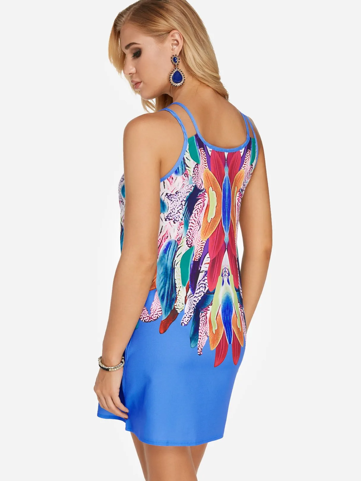 Wholesale Sleeveless Spaghetti Strap Mini Dress