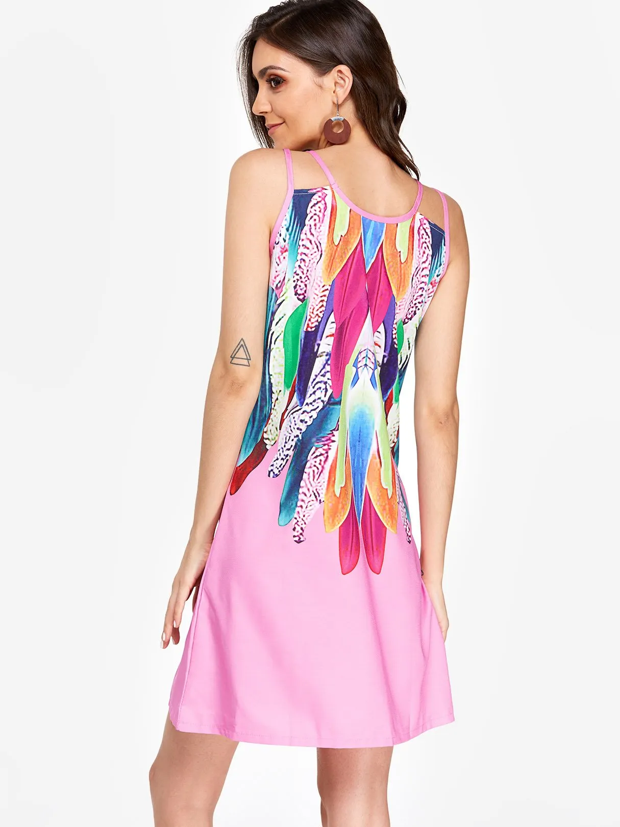 Wholesale Sleeveless Spaghetti Strap Mini Dress